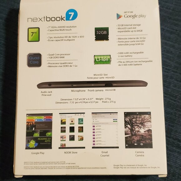 NextBook 7 - HD Quad Core with 32GB Internal Storage WiFi Bluetooth - Picture 3 of 8